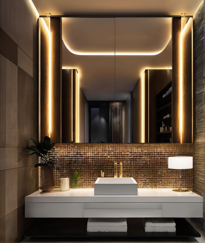 bathroom art ideas for walls pinterestled light artincorporate led light art installations that 1