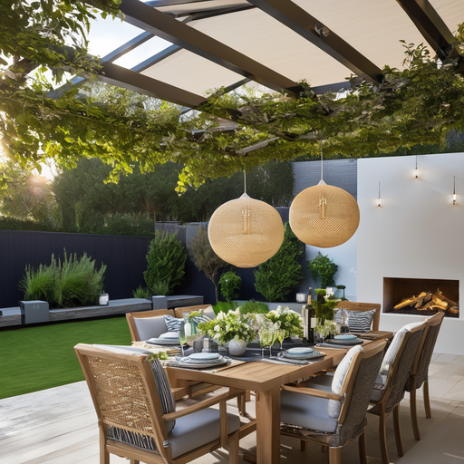 outdoor dining ideas alfresco entertaining spacesshaded oasis create a shaded area with a pergol 2