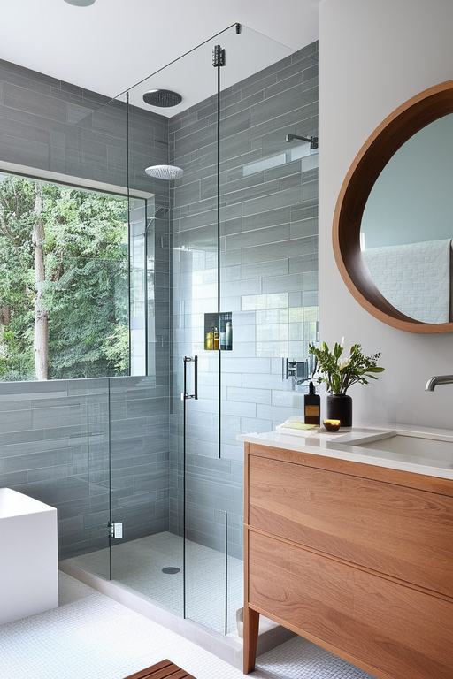 small bathroom ideasframeless design opt for a frameless glass shower door for a sleek and contemp